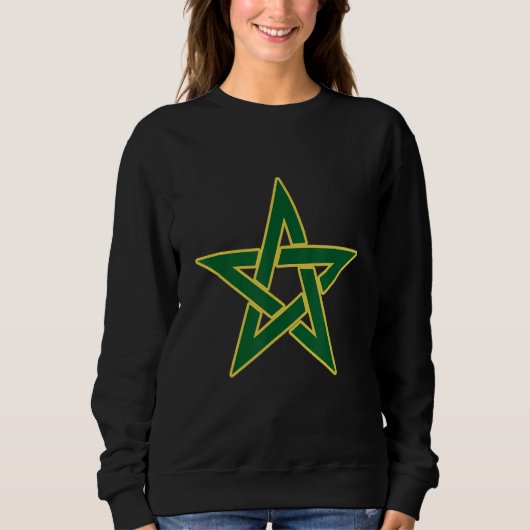 Marokkanische Flagge Marokkos marokkanische Fußbal Sweatshirt (Vorderseite)