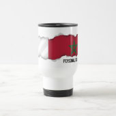 Marokkanische Flagge Reisebecher (Mittel)