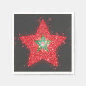 marokkanische Flagge Serviette (Vorderseite)