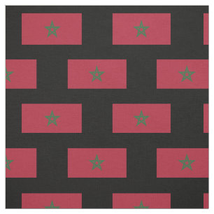 Marokkanische Flagge Stoff