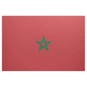 Marokkanische Flagge Stoff