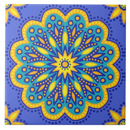 Marokkanische Fliese (Vorderseite)