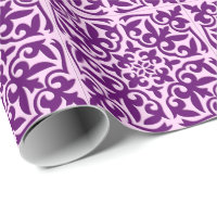 Marokkanische Fliese - lila und Orchidee