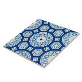 marokkanische Fliesen, blaue Fliesen, Multimedia-D Fliese (Seite)