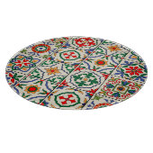 marokkanische Fliesen: farbenfrohes, nahtloses Mus Schneidebrett (Ecke)