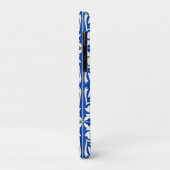 marokkanische Fliesen - Kobaltblau und weiß Case-Mate iPhone Hülle (Hinten/Links)