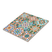 Marokkanische Fliesen, Mosaik, bunte Kunst Fliese (Seite)