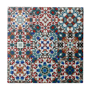 Marokkanische Fliesen, Mosaik, bunte Kunst Fliese