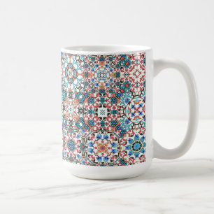 Marokkanische Fliesen, Mosaik, bunte Kunst Kaffeetasse