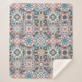 Marokkanische Fliesen, Mosaik, bunte Kunst Sherpadecke (Vorderseite)