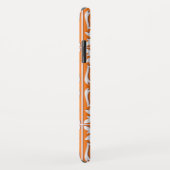 marokkanische Fliesen - orange und weiß Case-Mate iPhone Hülle (Hinten/Rechts)