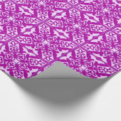 marokkanische Fliesen - tief orchid und rosa Geschenkpapier (Ecke)