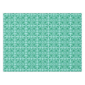 marokkanische Fliesen - türkis und aquatisch Tischdecke (Vorderseite (Horizontal))