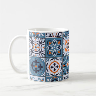 marokkanische Fliesen: Vintage Nahtlose Eleganz Kaffeetasse