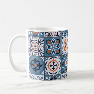 marokkanische Fliesen: Vintage Nahtlose Eleganz Kaffeetasse
