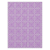 marokkanische Fliesen - violett und weiß Tischdecke (Vorderseite)