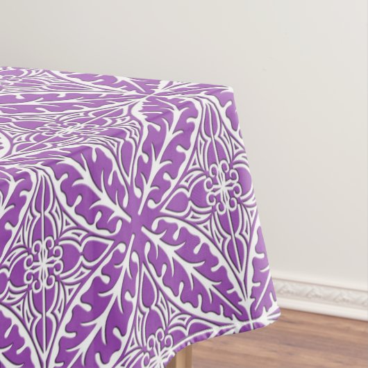 marokkanische Fliesen - violett und weiß Tischdecke (Beispiel)