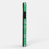 marokkanische Fliesen - weiß und grün Case-Mate iPhone Hülle (Hinten/Rechts)