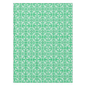 marokkanische Fliesen - weiß und grün Tischdecke (Vorderseite)