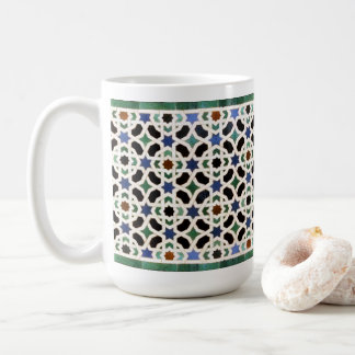 Marokkanische Fliesensterne Kaffeetasse