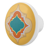 marokkanische goldene Farbtöne Keramikknauf (Rechts)