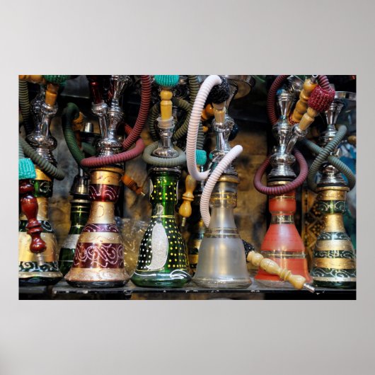 Marokkanische Hookahs zum Verkauf Poster (Vorne)