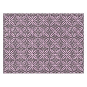 marokkanische Kacheln - eisrosa und schwarz Tischdecke (Vorderseite (Horizontal))