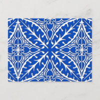 marokkanische Kacheln - Kobaltblau und weiß