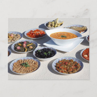 marokkanische Küche - marokkanische Tajine Postkarte