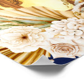 Marokkanische Laternen sternenförmig-goldener Mars Poster (Ecke)