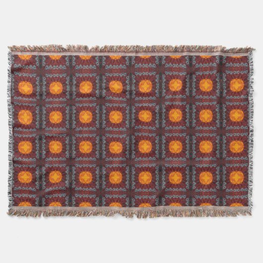 marokkanische Mauer hanging Rugs Decke (Vorderseite)