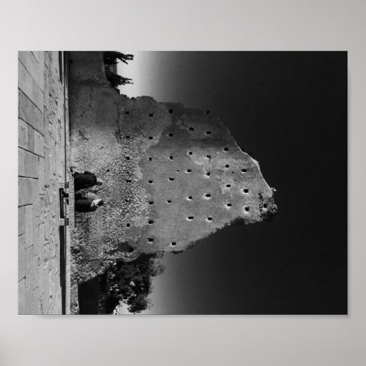 Marokkanische Mauer Poster (Vorne)