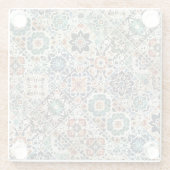 marokkanische Mischologie Glasuntersetzer (Rückseite)