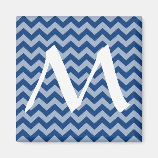 Marokkanische Moods Chevrons Magnet (Vorne)