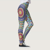 Marokkanische Mosaik Print Leggings (Rechts)