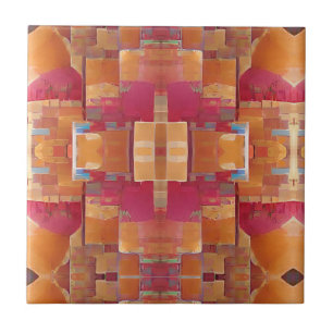 Marokkanische Mosaik-Rose Gold abstrakte geometris Fliese