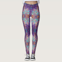 Marokkanische Mosaikkunst lila türkisfarben