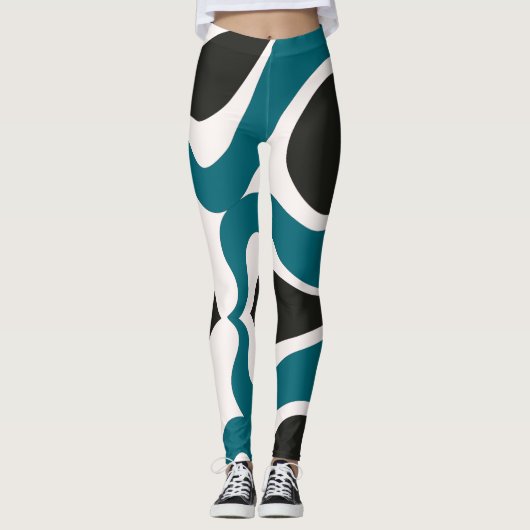 marokkanische Muster Leggings (Vorderseite)