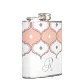 Marokkanische Muster-Monogramm-Flasche Flachmann (Rechts)