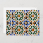 Marokkanische Postkarte (Vorne/Hinten)