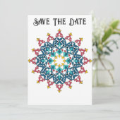 Marokkanische Save the Date-Karte Date (Stehend Vorderseite)