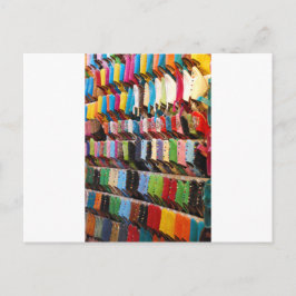 marokkanische Schuhe Postkarte