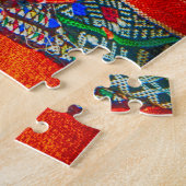 Marokkanische Souk-Fliesen und Stoffe Puzzle (Seite)
