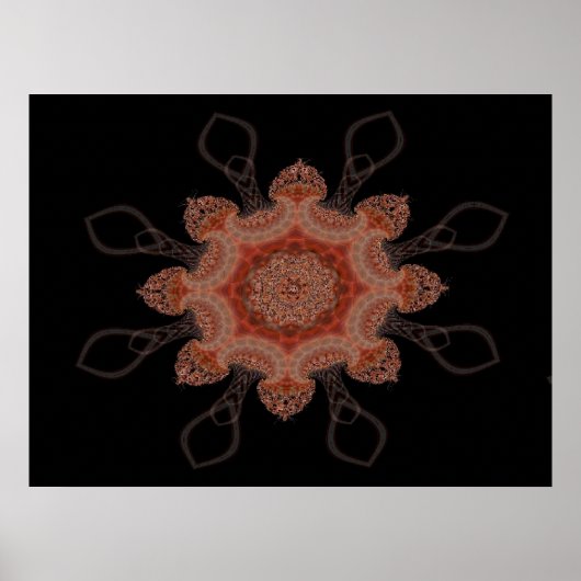 marokkanische Star Print Poster (Vorne)