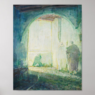 marokkanische Szene (Tanner) Poster