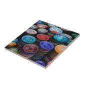 marokkanische Teller auf dem Markt Fliese (Seite)