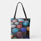marokkanische Teller auf dem Markt Tasche (Rückseite)