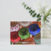 marokkanische Teller der Keramik Postkarte (Stehend Vorderseite)