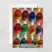 marokkanische Teller der Keramik Postkarte (Vorne/Hinten)