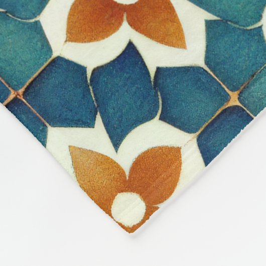 marokkanische Tile Fleecedecke (Ecke)